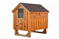 4' x 6' A-Frame BB Cedar Chicken Coop