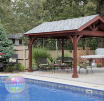 Wood A Frame Pavilion