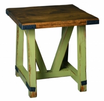 CCC- 440 Farmstead Large Square End Table 24"Dx 24"Lx24"H