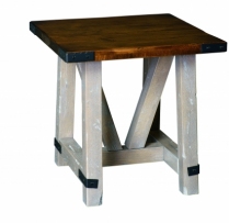 CCC- 440 Farmstead Large Square End Table 24"Dx 24"Lx24"H