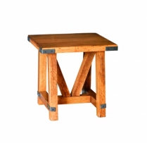 CCC- 440 Farmstead Large Square End Table 24"Dx 24"Lx24"H