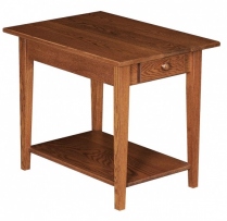CCC- 0365 Shaker End Table Shelf 28"Dx 20"Lx 23.5"H