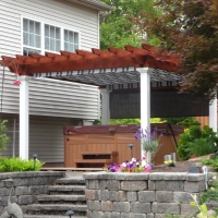 12x14 Wood Artisan Pergola Country structures