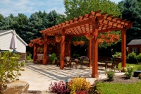 Custom Wood Artisan Pergola