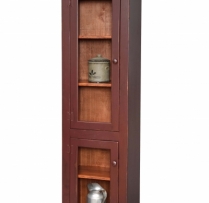 VIN-23-L Small Curio Cabinet 22wx72x14d