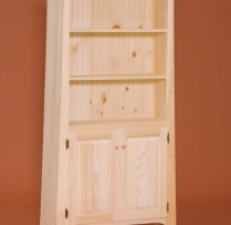 DR-450 2 Door Slant Top Bookshelf 35 1/2wx13 1/4dx69 1/4h