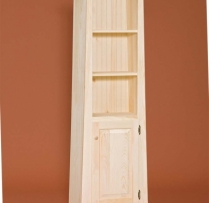 DR-451 1 Door Slant Top Bookshelf 21 1/2wx13 1/2dx69 1/4h