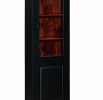 J-152 Bookcase with Glass 27 1/2wx14dx72h