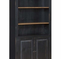 J-119 Large Bookcase with Doors 40wx14dx72h