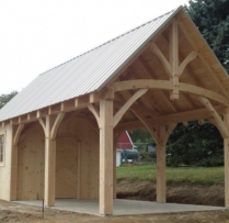 14x20-timberframe-pine-siding-raised-walls-and-pitch