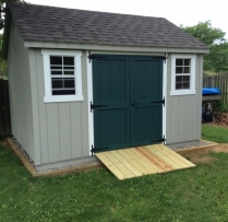 10x12 Cape Cod Deluxe With Optional Ramp