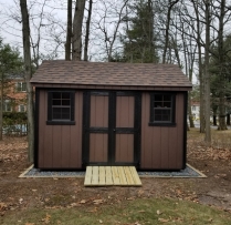 8x12 Deluxe Cape Cod with Ramp Option