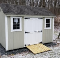 8x12 Deluxe Cape Cod with Ramp Option
