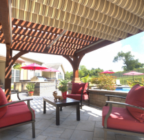 12x16 Pergola w/ Canopy