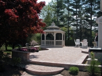 12' Vinyl Octagon Gazebo with Patio
