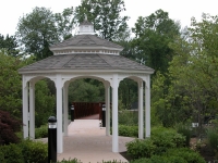14' Vinyl Octagon Gazebo with Arched Headers