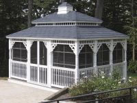 12' x 16' Vinyl Rectangle Gazebo