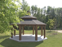 20' Wood Octagon Gazebo