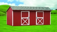 12' x 20' Horse Barn Red