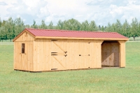 Horse Barn Run-in Combo