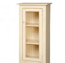 VIN-3-A-G Small Jelly Cupboard with Glass 22wx47hx14d
