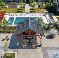 20x20 Kingston Pavilion and 7x30 Boulder Pergola - 20x20 Kingston Pavilion and 7x30 Pergola