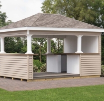 10 x 16 Siesta Custom Bars and wall, Vinyl and bead b