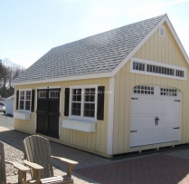 1 car Manor Garage yellow