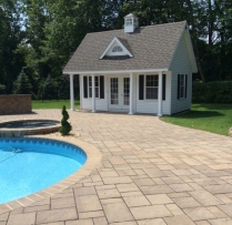 14x20 Livingston optional Coupla,Dormer,Extra Window, Larger Windows, Window trim and Shutter Combo