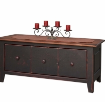 HB-28-C Coffee Table Chest with Drawers 44wx19hx20d