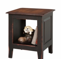 HB-31-1 End Table Chest with Shelf 20wx24hx20d