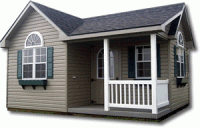 Elite Porch Victorian Pool House