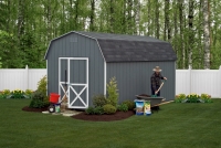 10' x 16' Barn Dark Gray