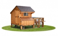4' x 4' Quaker Tractor bb Cedar Chicken Coop