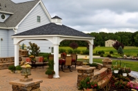10' x 14' Vinyl Traditional Pavilion