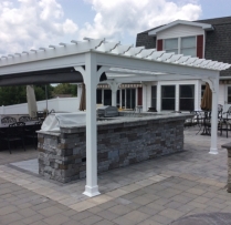 14x16-Traditional-White-Vinyl-Pergola-Charcoal-Tweed-Canopy