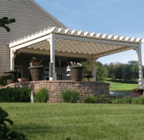 Photo Pergola Traditional Vinyl 12x16