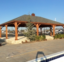 26x40 Traditional Wood Pavilion