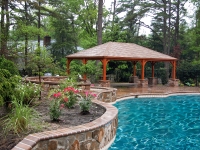 16' x 28' Traditional Wood Pavilion