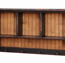 HB-60 3' Gettysburg Cubbie Shelf 30wx20hx6d